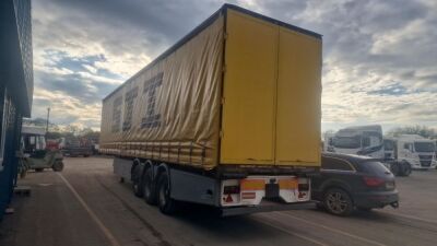 1999 Fruehauf Triaxle Curtainsider Trailer - 6