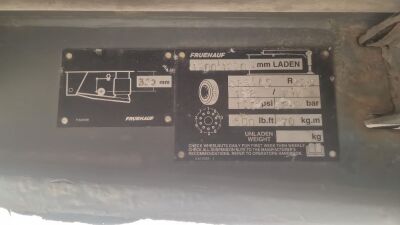 1999 Fruehauf Triaxle Curtainsider Trailer - 10