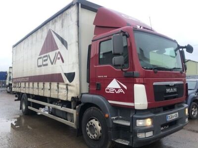 2014 MAN TGM 18 250 4x2 Curtainsider