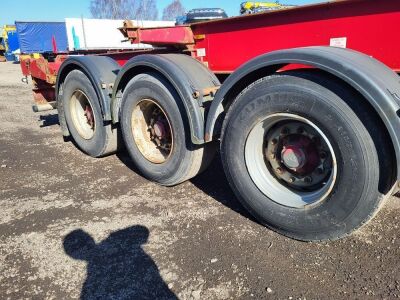 2007 Dennison Sliding Skeletal Trailer - 6