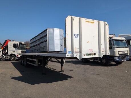 2015 Montracon Triaxle Flat Trailer
