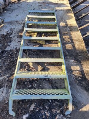 Set of Galvanised Steps
