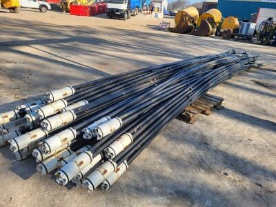 Quantity of Plastic Cable Tubing