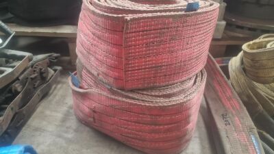 2 x 5 Tonne Lifting Straps - 2