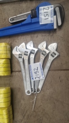 5 x 12 Inch Adjustable Spanners