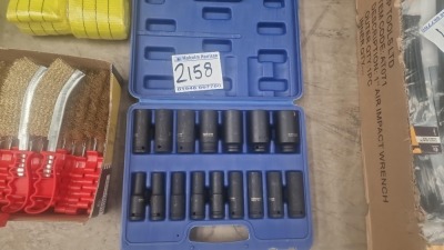 16pc 1/2 Inch Impact Socket Set