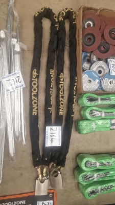 2 x 6ft Chain & Locks