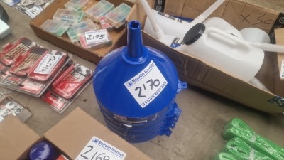 5 x Large Round Funnels