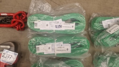 New & Unused 4x 2ton x 4mtr Lifting Straps