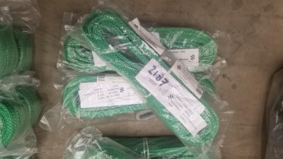 New & Unused 3x 2ton x 3mtr Lifting Straps