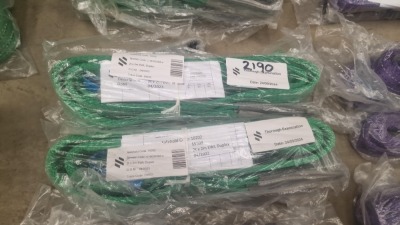 New & Unused 4x 2ton x 2mtr Lifting Straps