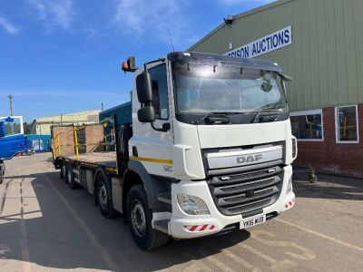 2016 DAF CF400 8x2 Rear Lift / Steer Beavertail Rigid