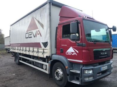 2014 MAN TGM 18 250 4x2 Curtainsider