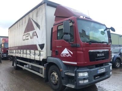 2014 MAN TGM 18 250 4x2 Curtainsider