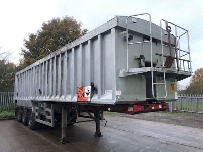 2010 Wilcox Triaxle 56yrd³ Alloy Bulk Tipping Trailer