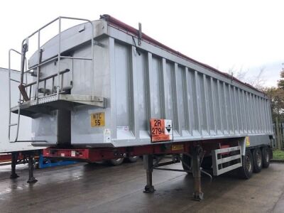2010 Wilcox Triaxle 56yrd³ Alloy Bulk Tipping Trailer - 2