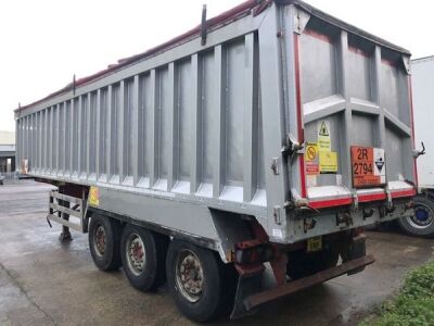 2010 Wilcox Triaxle 56yrd³ Alloy Bulk Tipping Trailer - 3