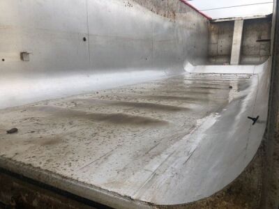 1994 Crane Fruehauf Triaxle Alloy Body Tipping Trailer - 5
