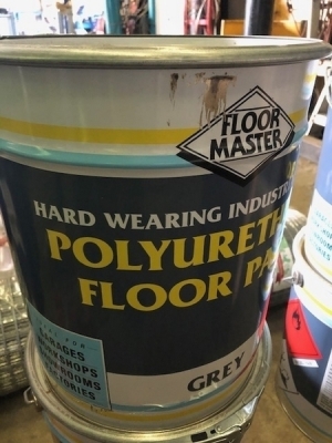 2 x 20 Litre Drums of Grey Floor Paint  - 2