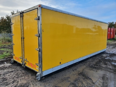 1 x 24ft D-Mount Box Body with Barn Doors 