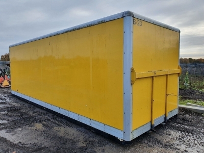 1 x 24ft D-Mount Box Body with Barn Doors  - 8