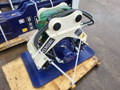 New & Unused Hirox Hydraulic Compactor Plate - 45mm Pins - 2