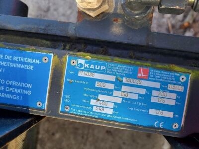 2005 KAUP Forklift Bale Clamp Attachment  - 4