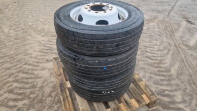 4x 225/70R19.5 Tyres & Rims - 2