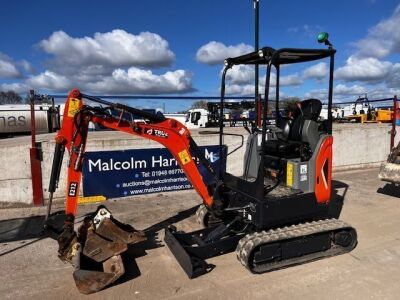 2021 Doosan DX17Z Mini Digger