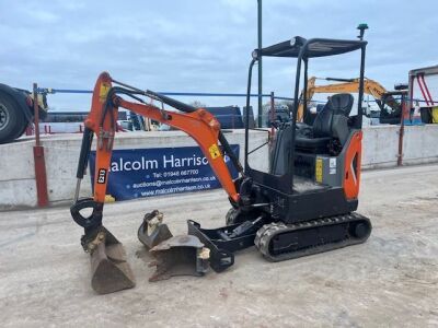2021 Doosan DX17Z Mini Digger