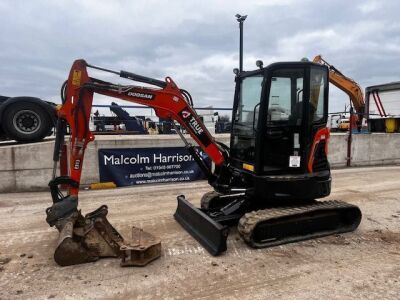 2021 Doosan DX27Z Mini Digger