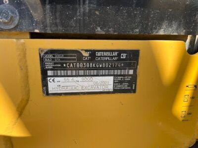 2021 Caterpillar 308 Excavator - 7