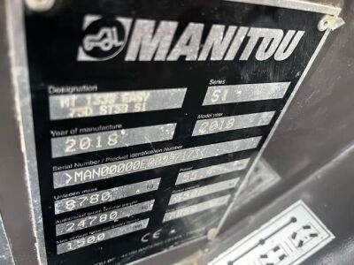 2018 Manitou MT1335 Telehandler - 17