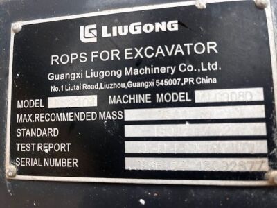 2013 Liugong CLG908D Excavator - 15