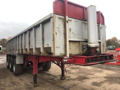 2009 Swan Triaxle Steel Body Step Tipping Trailer