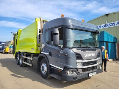 2019 Scania L320 6x2 Rear Steer Refuse Lorry