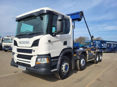 2018 Scania P410 8x4 Hook Loader