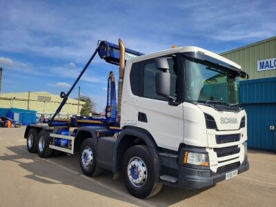 2018 Scania P410 8x4 Hook Loader - 2