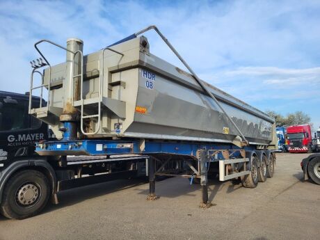 2012 Wilcox Triaxle Steel Body Tipping Trailer 
