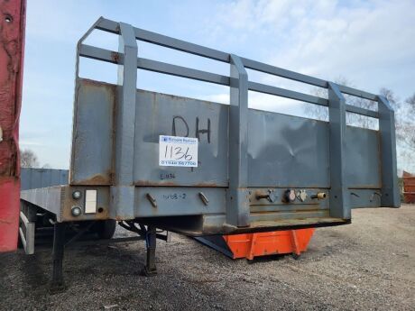 2007 SDC Triaxle Flat Trailer