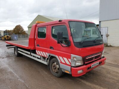 2008 Mitsubishi Fuso Canter 4x2 Tilt + Slide Recovery Truck