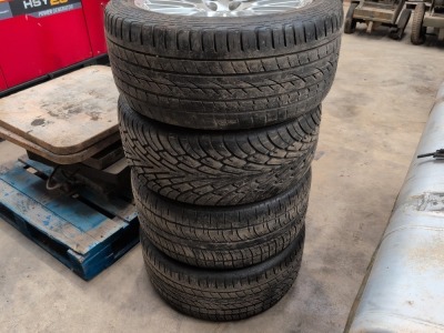 4 x Audi Alloy Wheels & Tyres