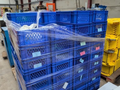 Pallet of Plastic Crates - 2