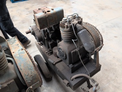Vintage Petrol Engine Paint Sprayer Unit