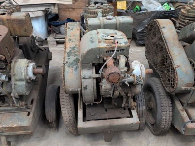 Vintage Petrol Engine Paint Sprayer Unit