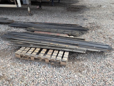 2 x Pallets of Rought Iron Fencing