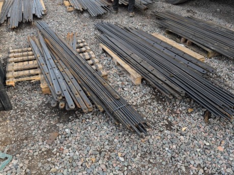 2 x Pallets of Rought Iron Fencing