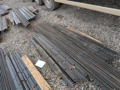 2 x Pallets of Rought Iron Fencing
