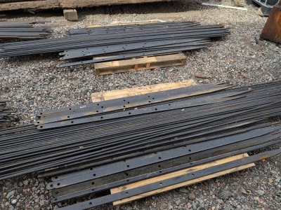 2 x Pallets of Rought Iron Fencing