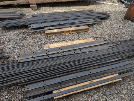 2 x Pallets of Rought Iron Fencing